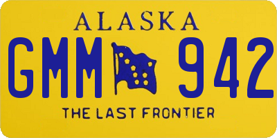 AK license plate GMM942