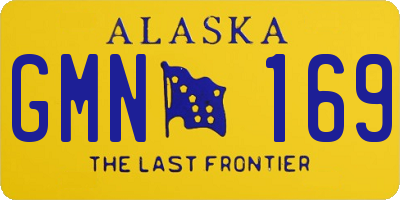 AK license plate GMN169
