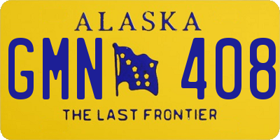AK license plate GMN408