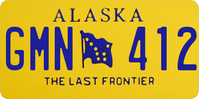 AK license plate GMN412