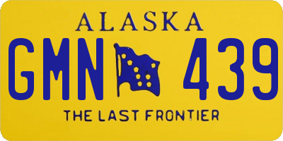 AK license plate GMN439