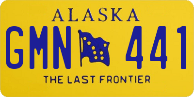 AK license plate GMN441