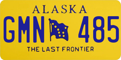 AK license plate GMN485