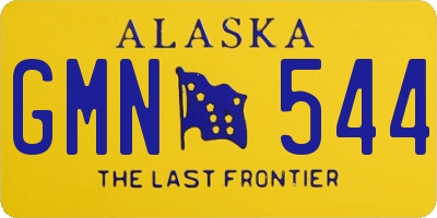 AK license plate GMN544