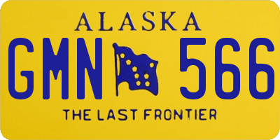 AK license plate GMN566