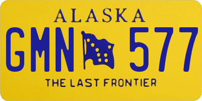 AK license plate GMN577