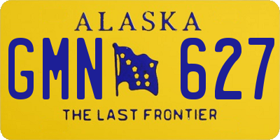 AK license plate GMN627