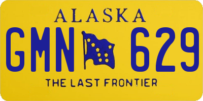 AK license plate GMN629