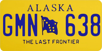 AK license plate GMN638