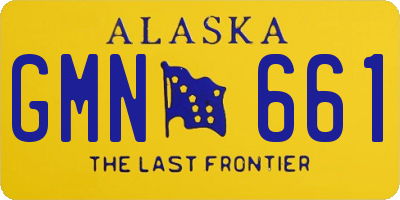 AK license plate GMN661