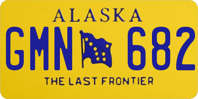 AK license plate GMN682