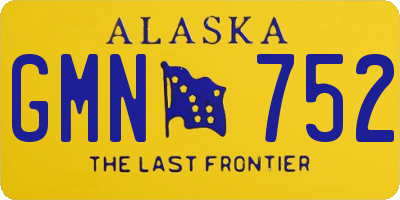 AK license plate GMN752