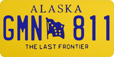 AK license plate GMN811