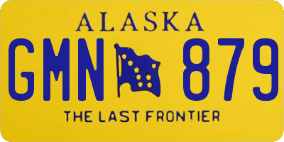 AK license plate GMN879