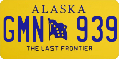AK license plate GMN939