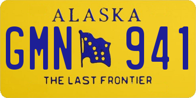 AK license plate GMN941