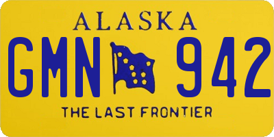 AK license plate GMN942