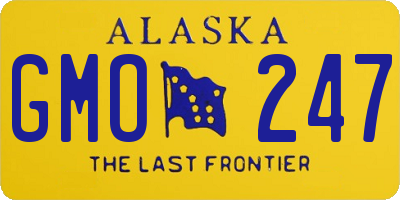 AK license plate GMO247