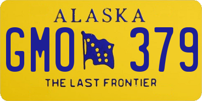 AK license plate GMO379