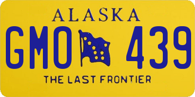 AK license plate GMO439