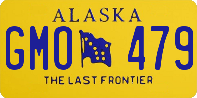 AK license plate GMO479