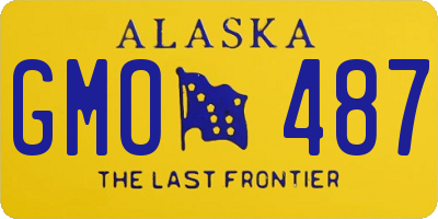 AK license plate GMO487