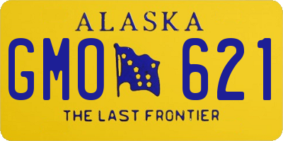 AK license plate GMO621