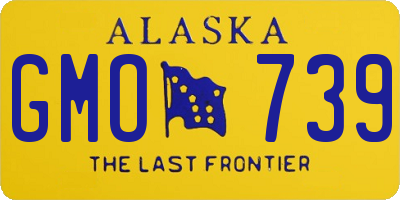 AK license plate GMO739