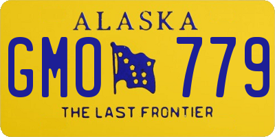 AK license plate GMO779