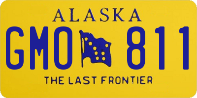 AK license plate GMO811