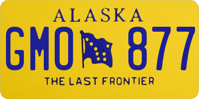 AK license plate GMO877