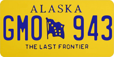 AK license plate GMO943