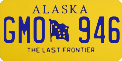 AK license plate GMO946
