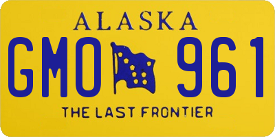 AK license plate GMO961