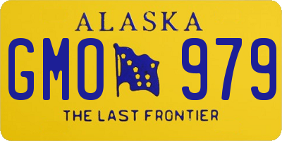 AK license plate GMO979