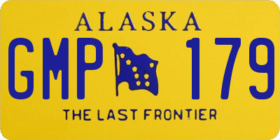 AK license plate GMP179