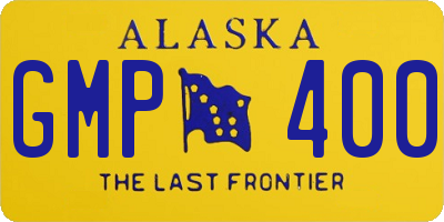 AK license plate GMP400