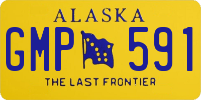 AK license plate GMP591