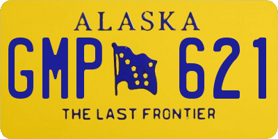 AK license plate GMP621