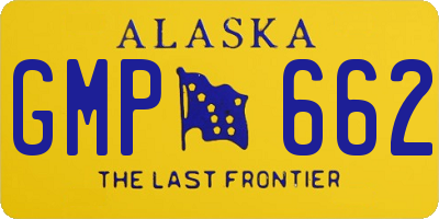 AK license plate GMP662