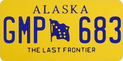 AK license plate GMP683