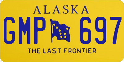 AK license plate GMP697