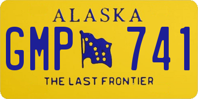 AK license plate GMP741