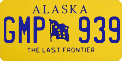 AK license plate GMP939