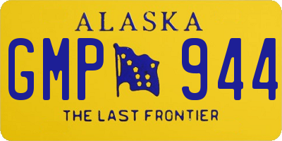 AK license plate GMP944