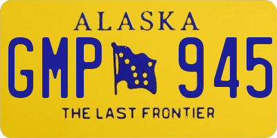 AK license plate GMP945