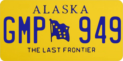 AK license plate GMP949