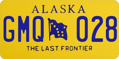 AK license plate GMQ028