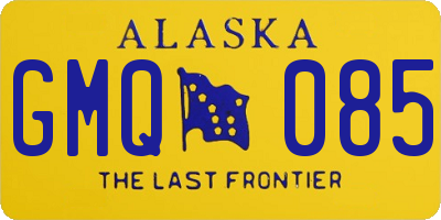 AK license plate GMQ085