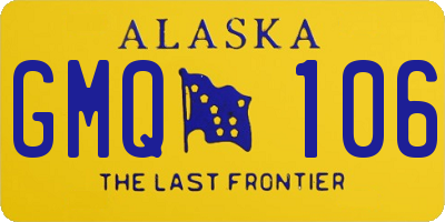 AK license plate GMQ106